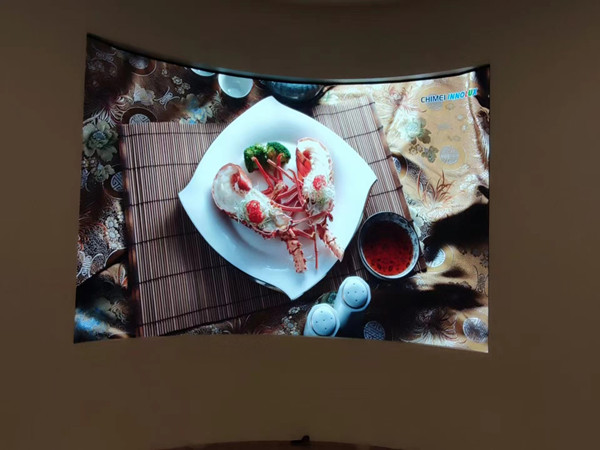 井冈山室内P2.5弧形LED屏